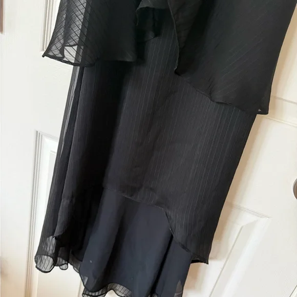 Saks Fifth Avenue Black High Low Dress